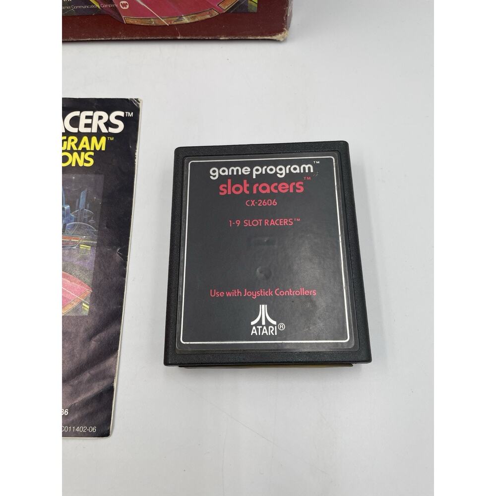 Slot Racers Atari 2600 1978 - CIB - Tested - Picture 3 of 10